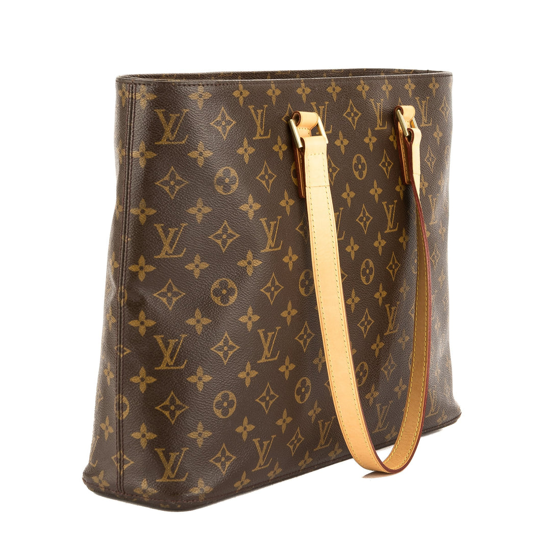 L*V Monogram Canvas Luco Tote Bag (Pre Owned)