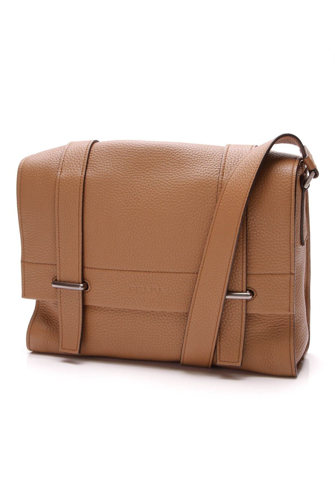 Vitello Daino Messenger Bag - Brown