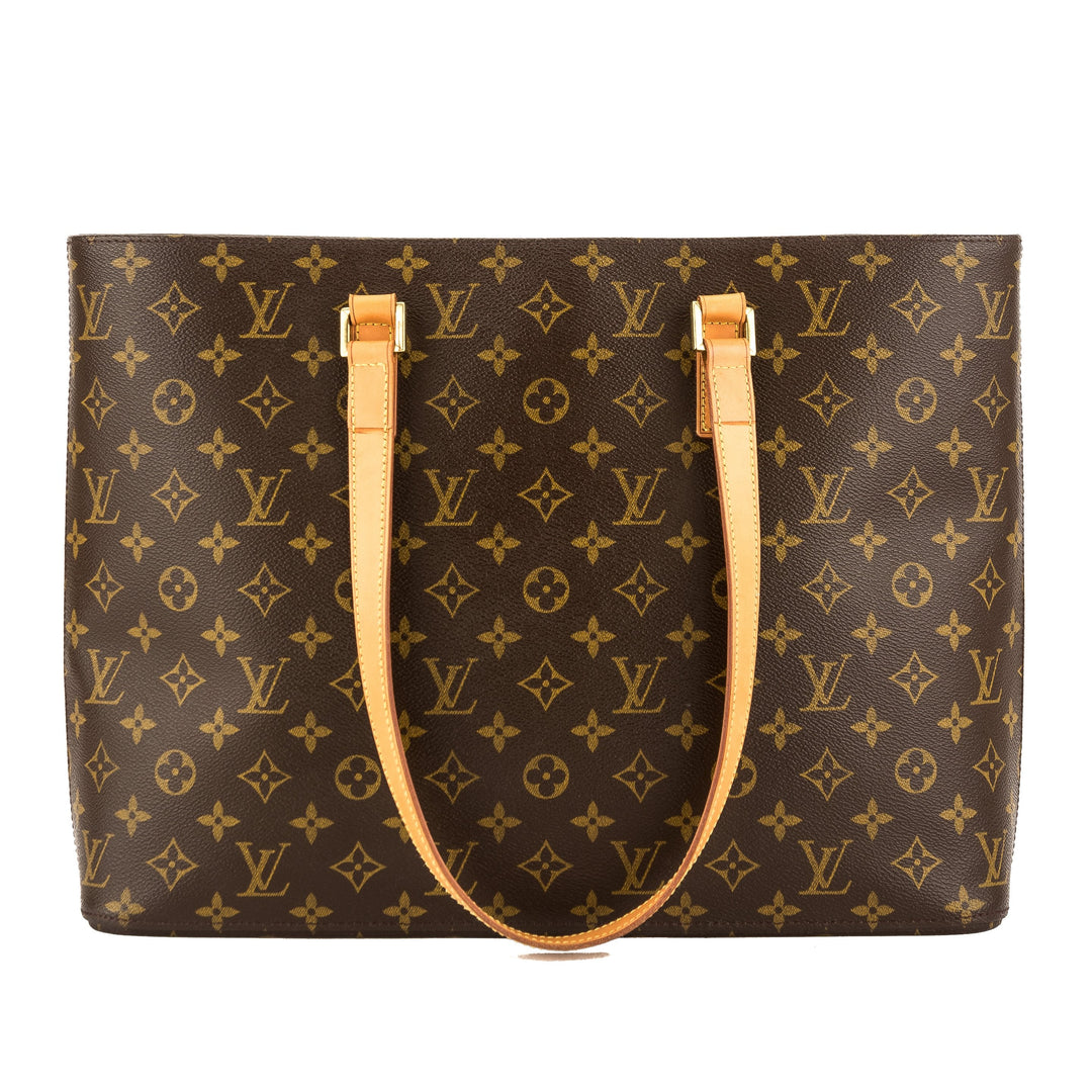 L*V Monogram Canvas Luco Tote Bag (Pre Owned)