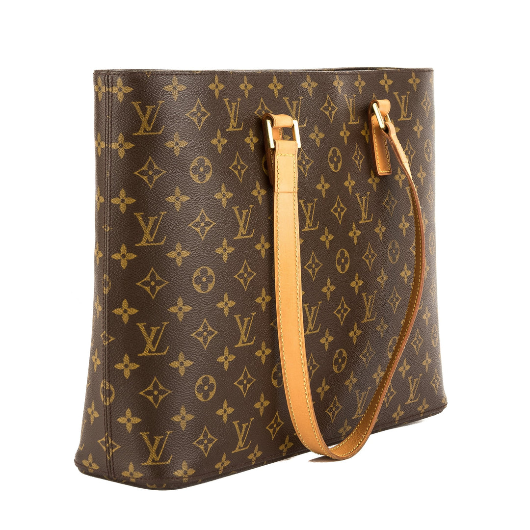 L*V Monogram Canvas Luco Tote Bag (Pre Owned)