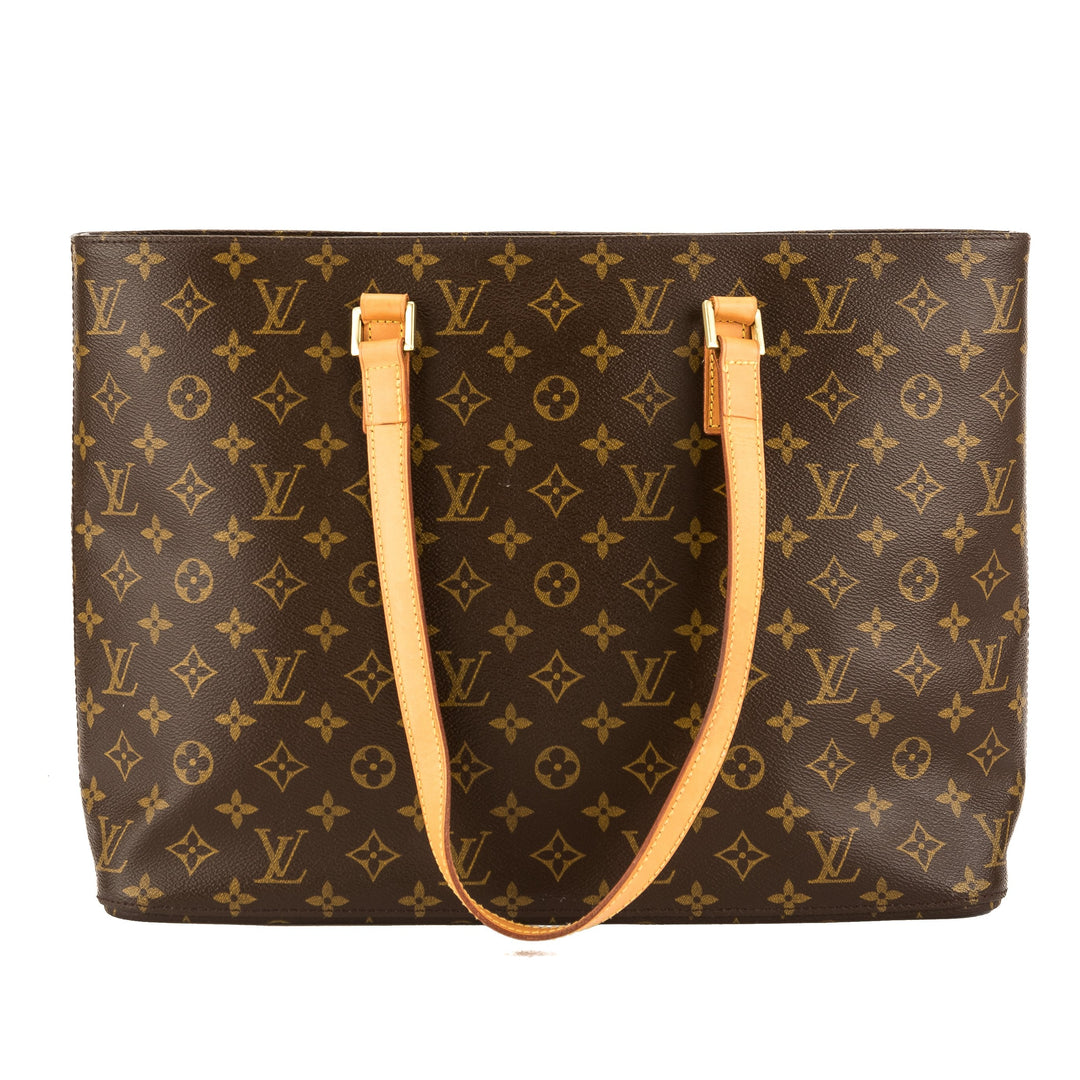 L*V Monogram Canvas Luco Tote Bag (Pre Owned)