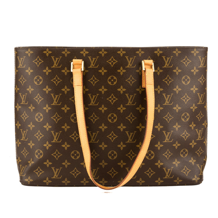 L*V Monogram Canvas Luco Tote Bag (Pre Owned)