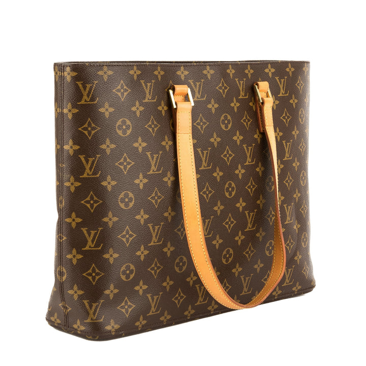 L*V Monogram Canvas Luco Tote Bag (Pre Owned)
