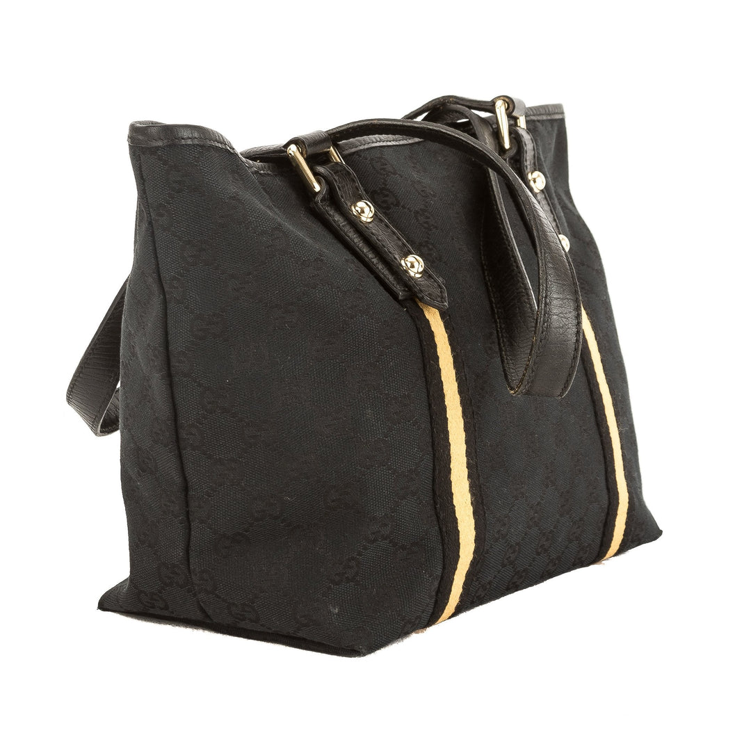 G*G Navy GG Monogram Canvas Medium Jolicoeur Tote Bag (Pre Owned)