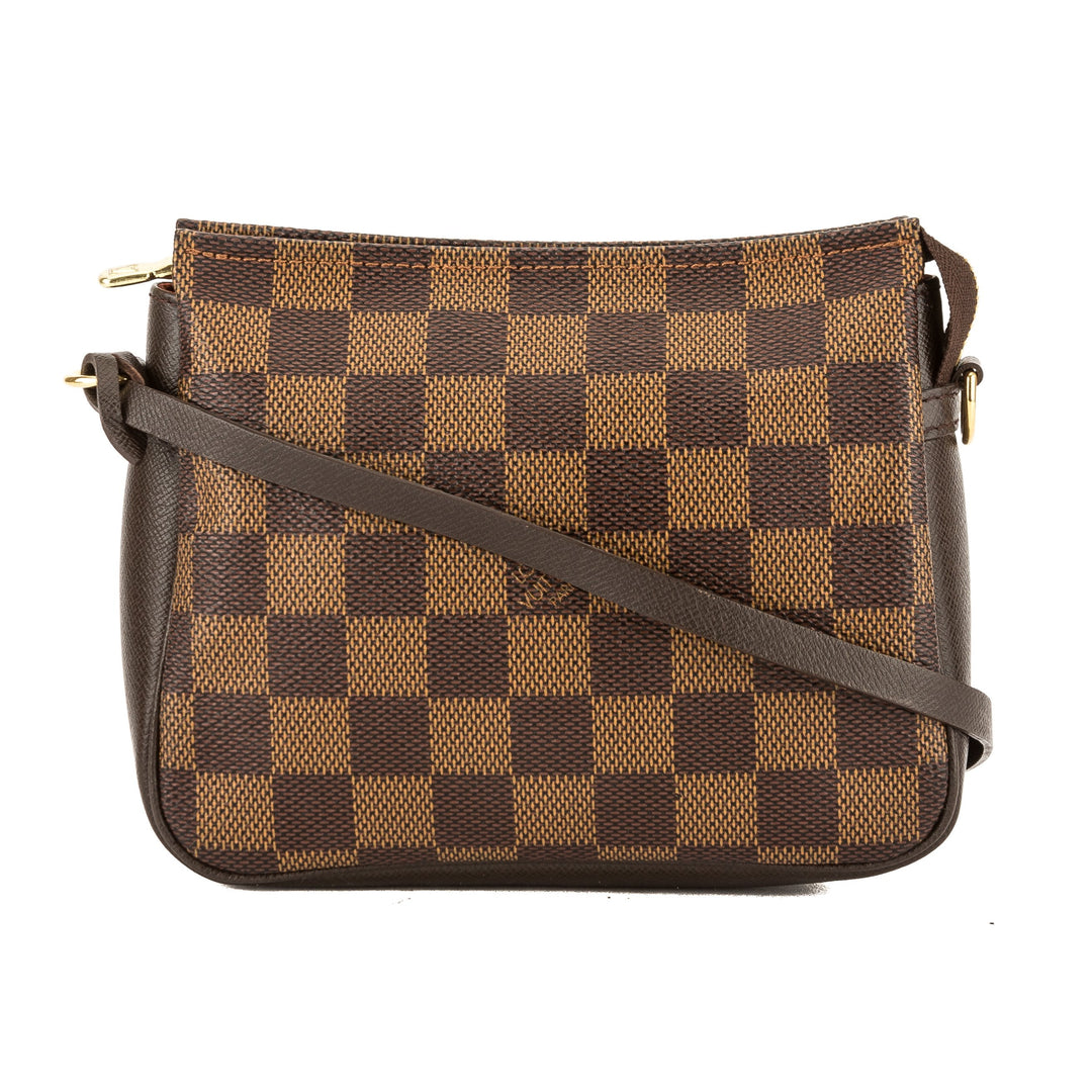 L*V Damier Ebene Canvas Trousse Cosmetic Tote Bag (Pre Owned)