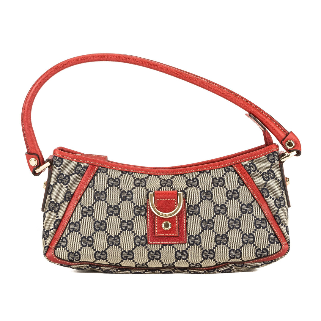 G*G GG  Monogram Canvas D-Ring Tote (Pre Owned)