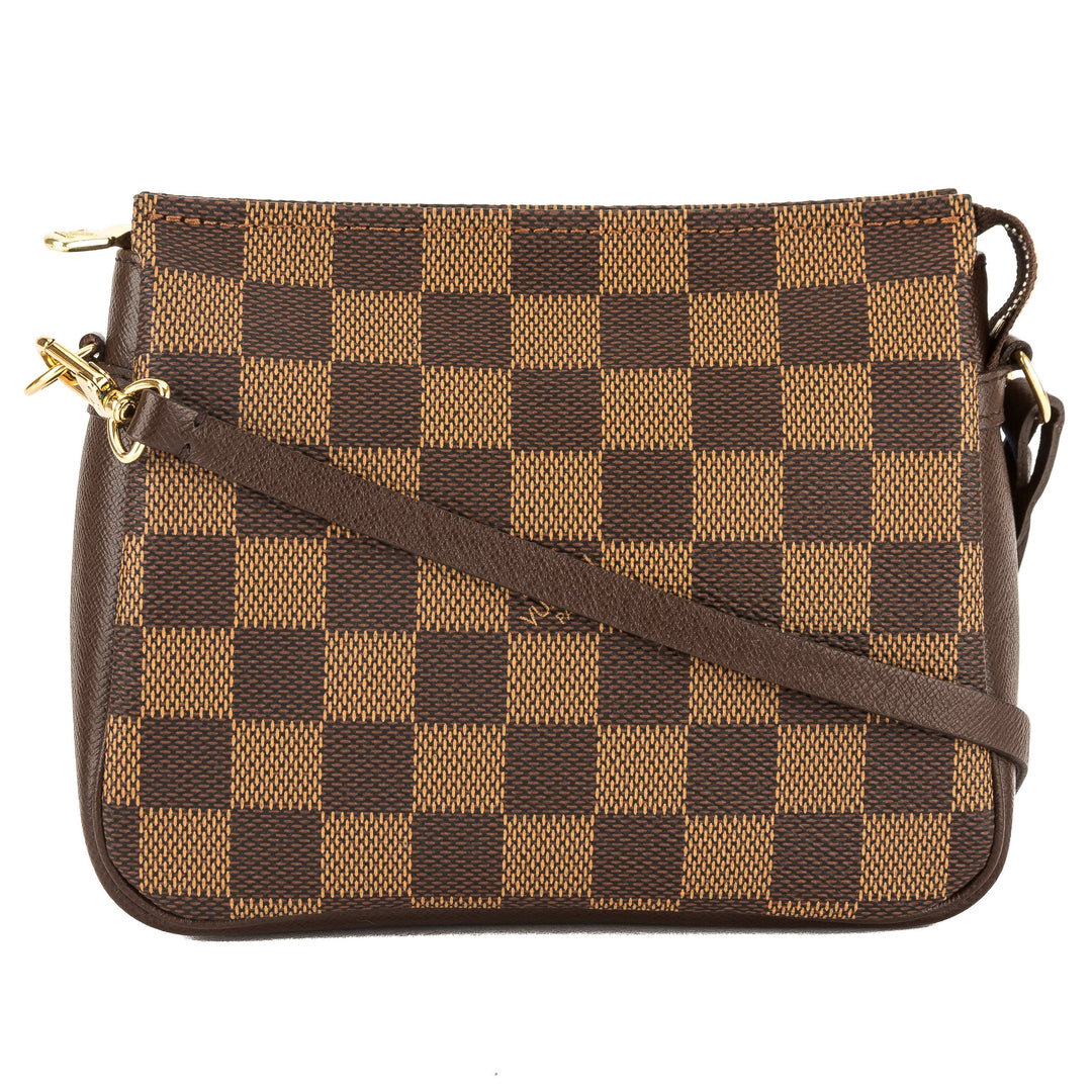 L*V Damier Ebene Canvas Trousse Cosmetic Tote Bag (Pre Owned)