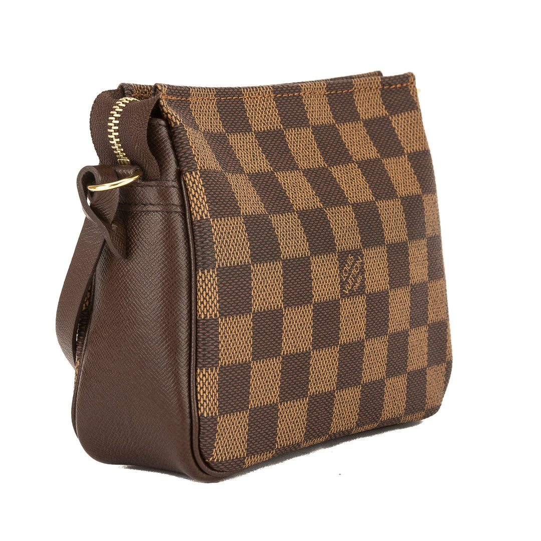 L*V Damier Ebene Canvas Trousse Cosmetic Tote Bag (Pre Owned)