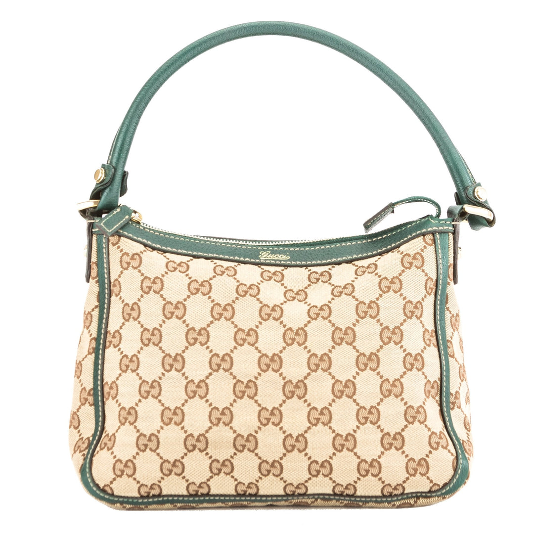 G*G Green Leather GG Monogram Tote (3814007)