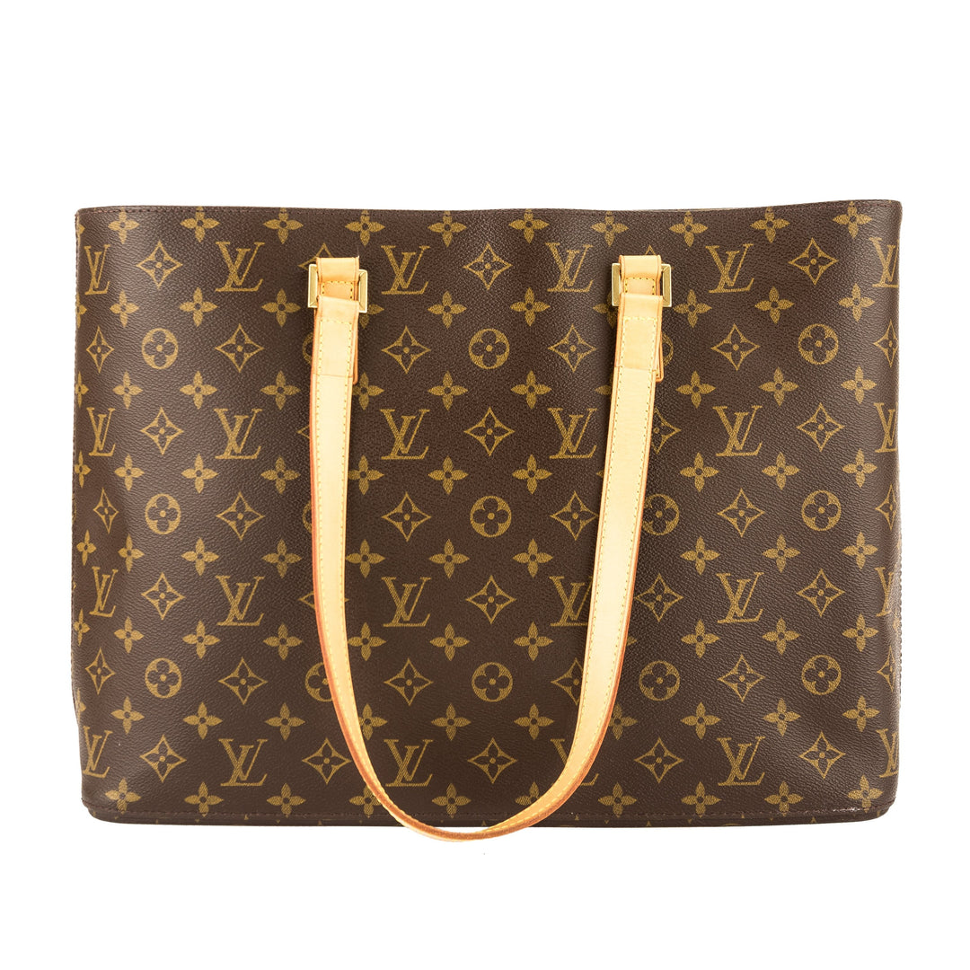 L*V Monogram Canvas Luco Tote Bag (Pre Owned)