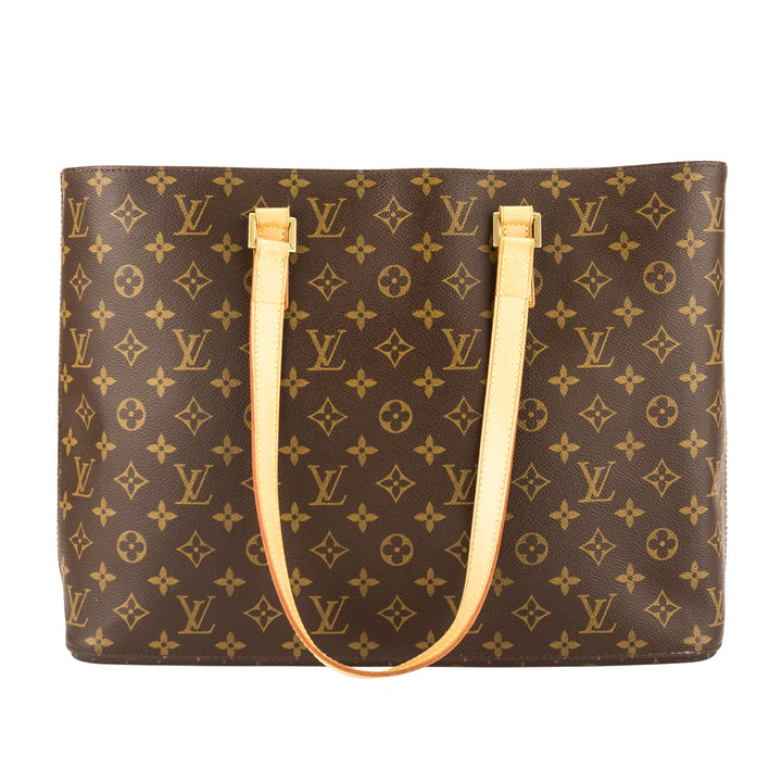L*V Monogram Canvas Luco Tote Bag (Pre Owned)