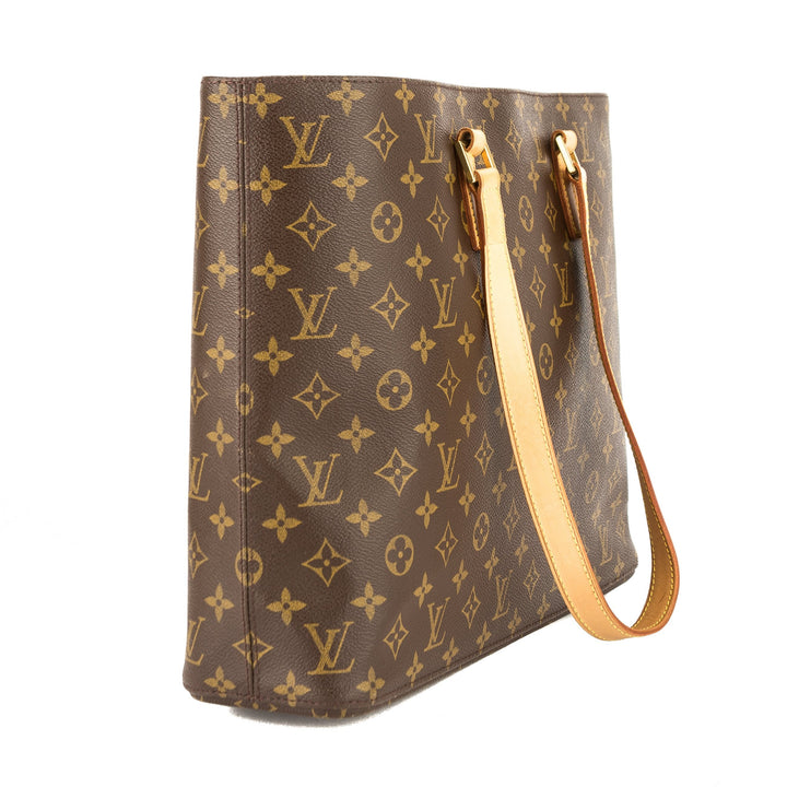 L*V Monogram Canvas Luco Tote Bag (Pre Owned)