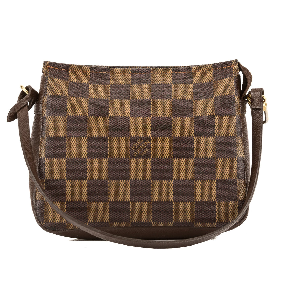 L*V Damier Ebene Canvas Trousse Cosmetic Tote Bag (Pre Owned)