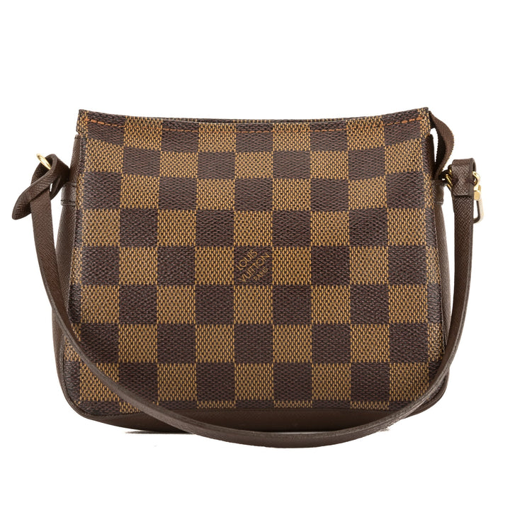L*V Damier Ebene Canvas Trousse Cosmetic Tote Bag (Pre Owned)