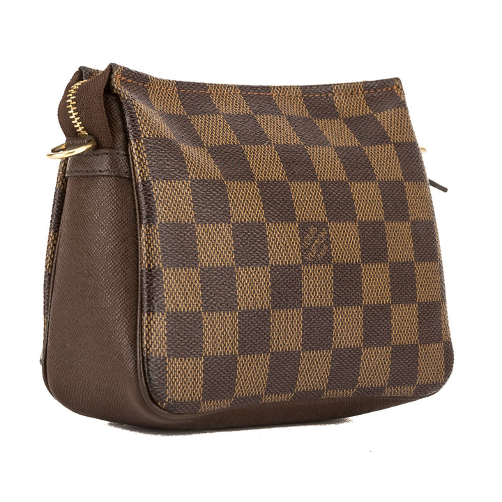 L*V Damier Ebene Canvas Trousse Cosmetic Tote Bag (Pre Owned)