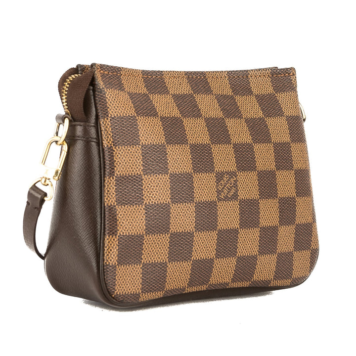 L*V Damier Ebene Canvas Trousse Cosmetic Tote Bag (Pre Owned)