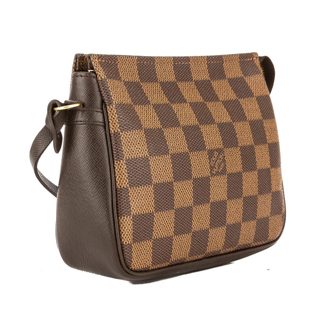 L*V Damier Ebene Canvas Trousse Cosmetic Tote Bag (Pre Owned)