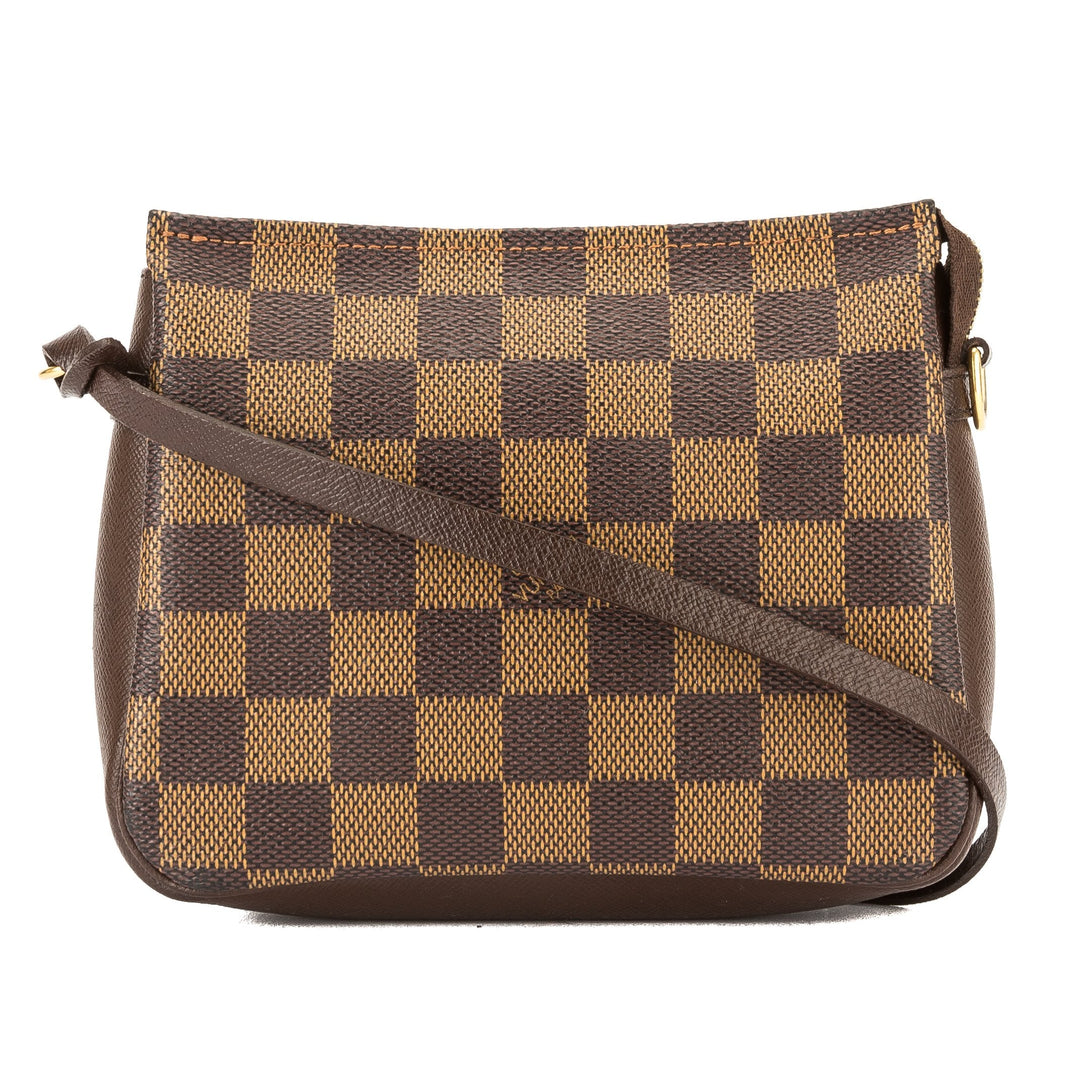 L*V Damier Ebene Canvas Trousse Cosmetic Tote Bag (Pre Owned)