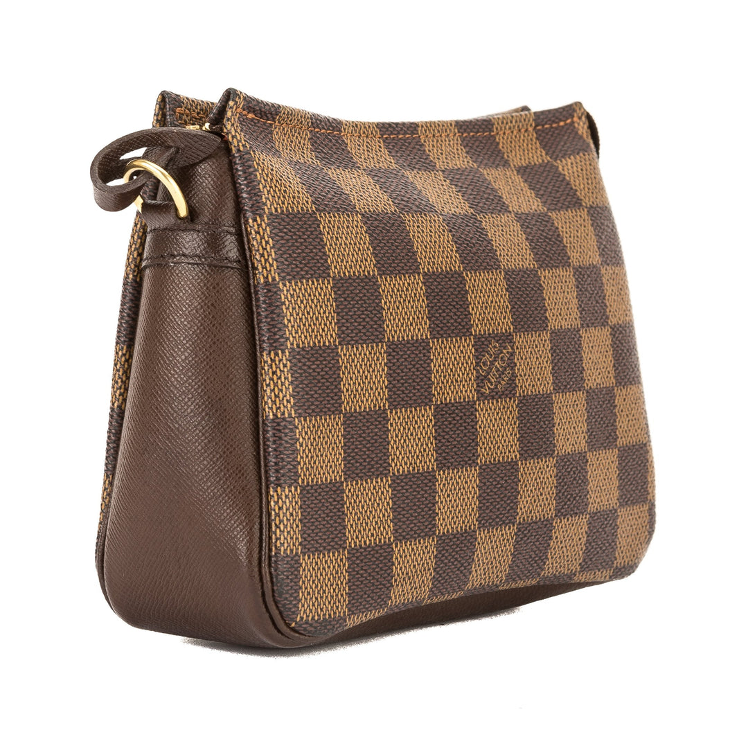 L*V Damier Ebene Canvas Trousse Cosmetic Tote Bag (Pre Owned)