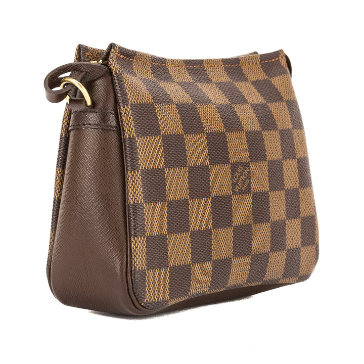 L*V Damier Ebene Canvas Trousse Cosmetic Tote Bag (Pre Owned)