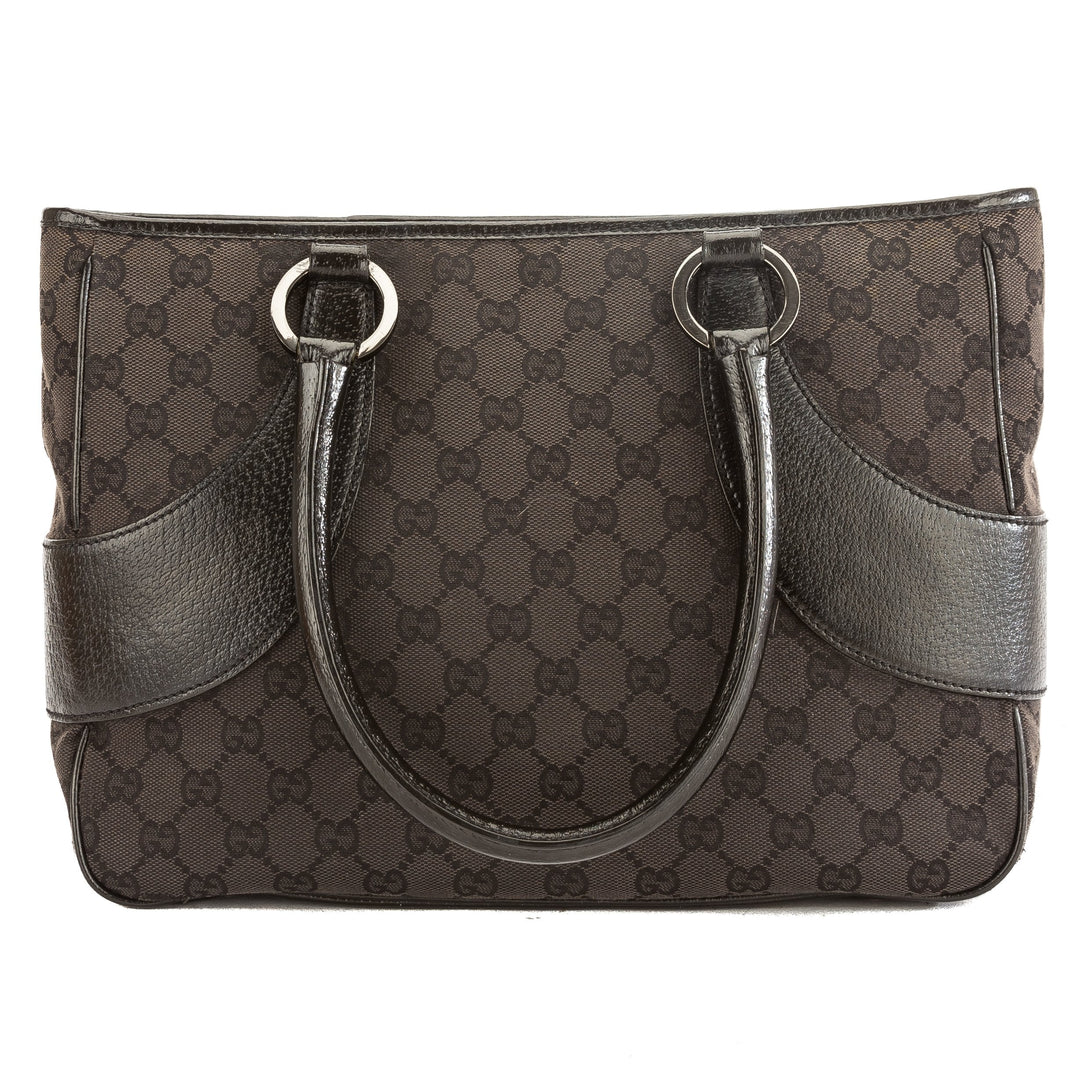 G*G Black GG Monogram Canvas Tote Bag (Pre Owned)