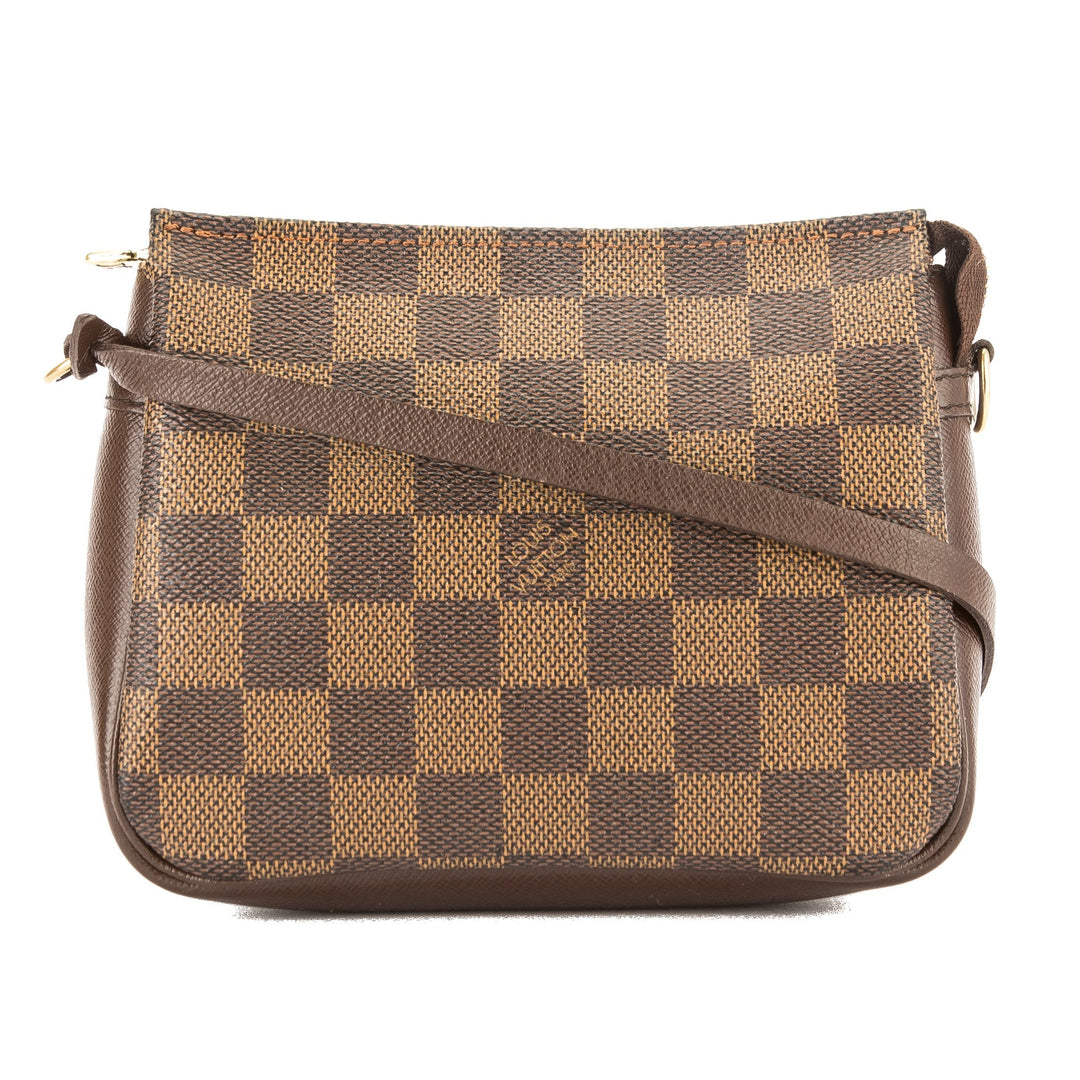 L*V Damier Ebene Canvas Trousse Cosmetic Tote Bag (Pre Owned)
