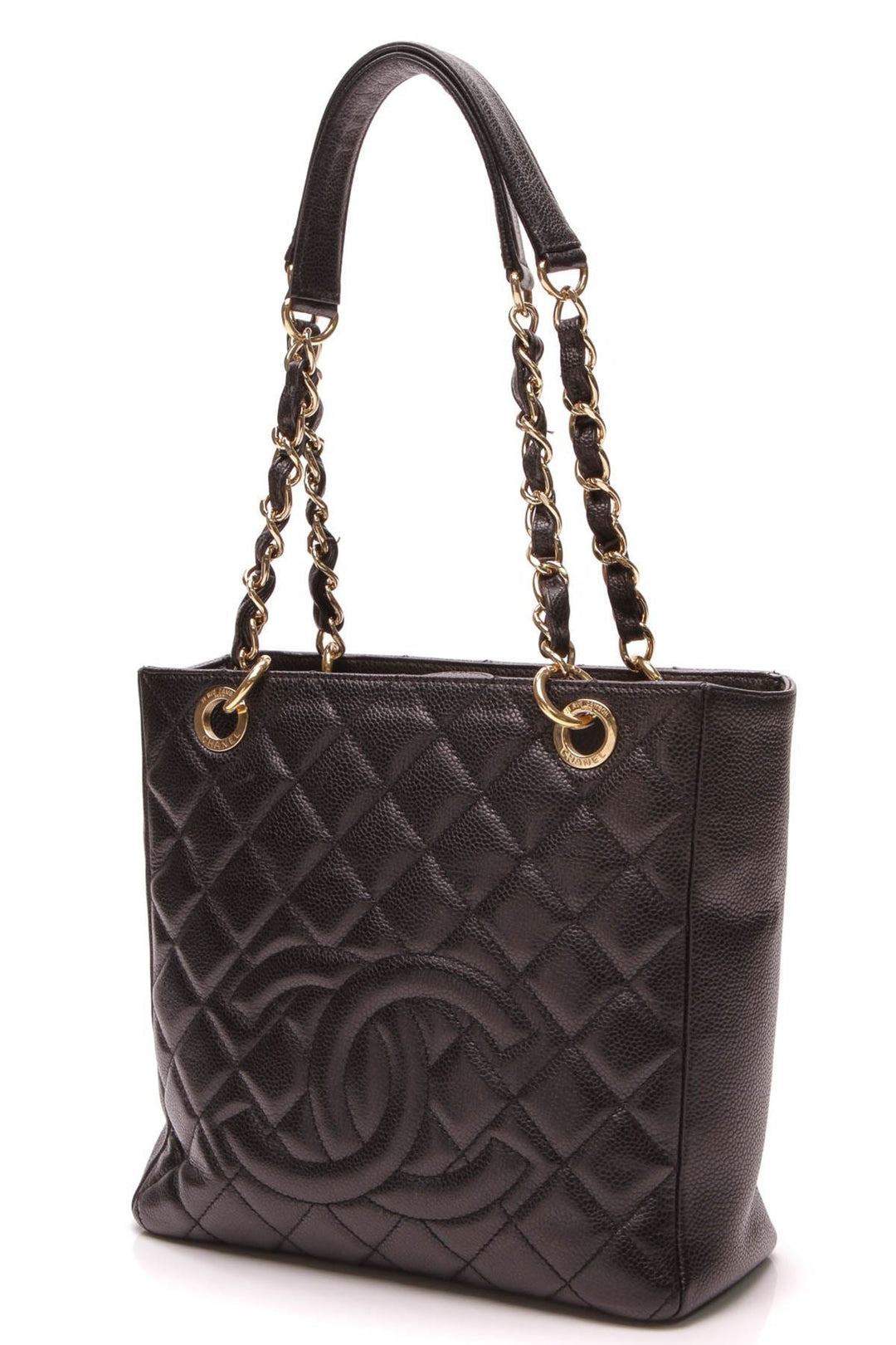 PST Petite Shopping Tote Bag - Black Caviar