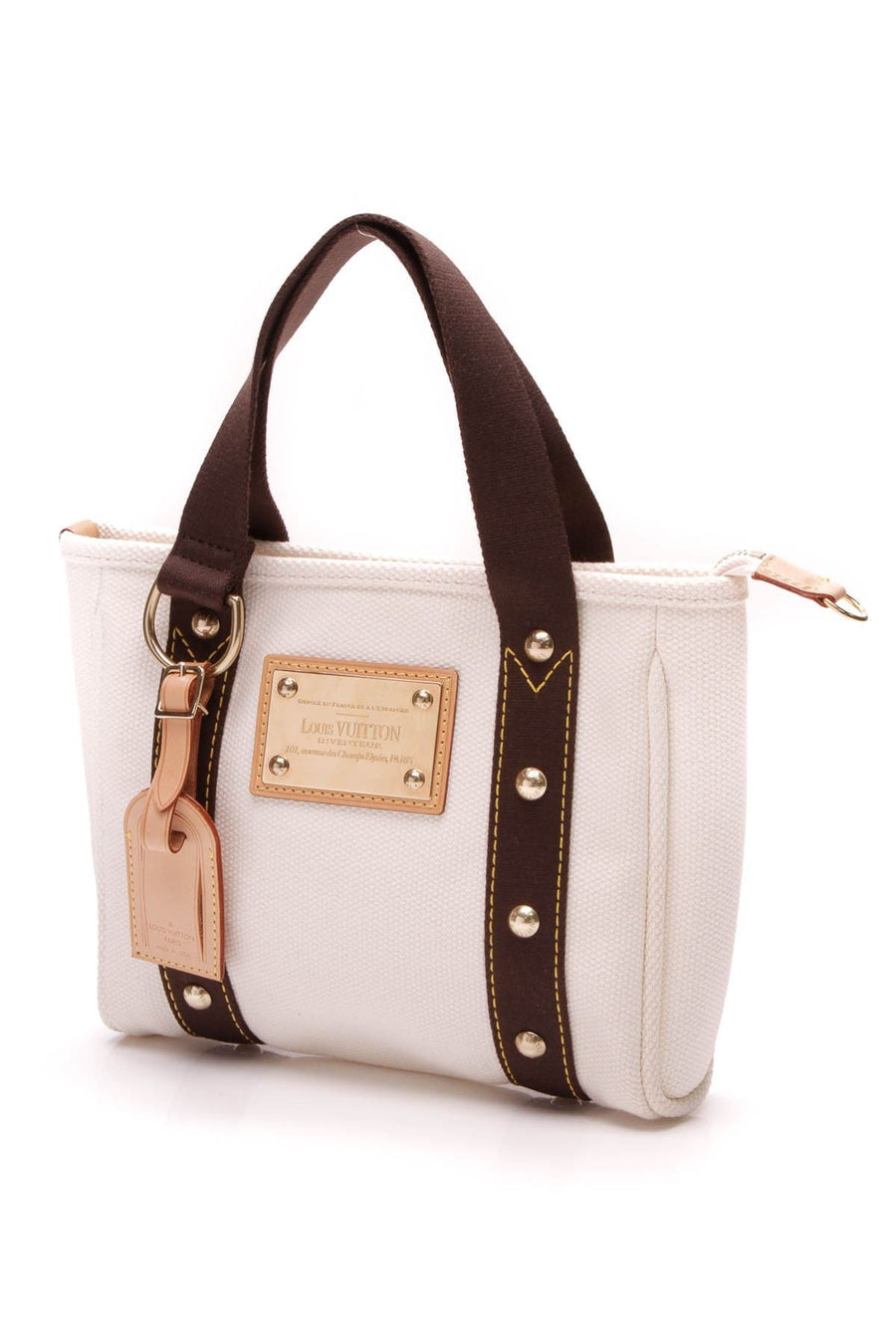 Cabas PM Bag - Ecru Antigua Canvas