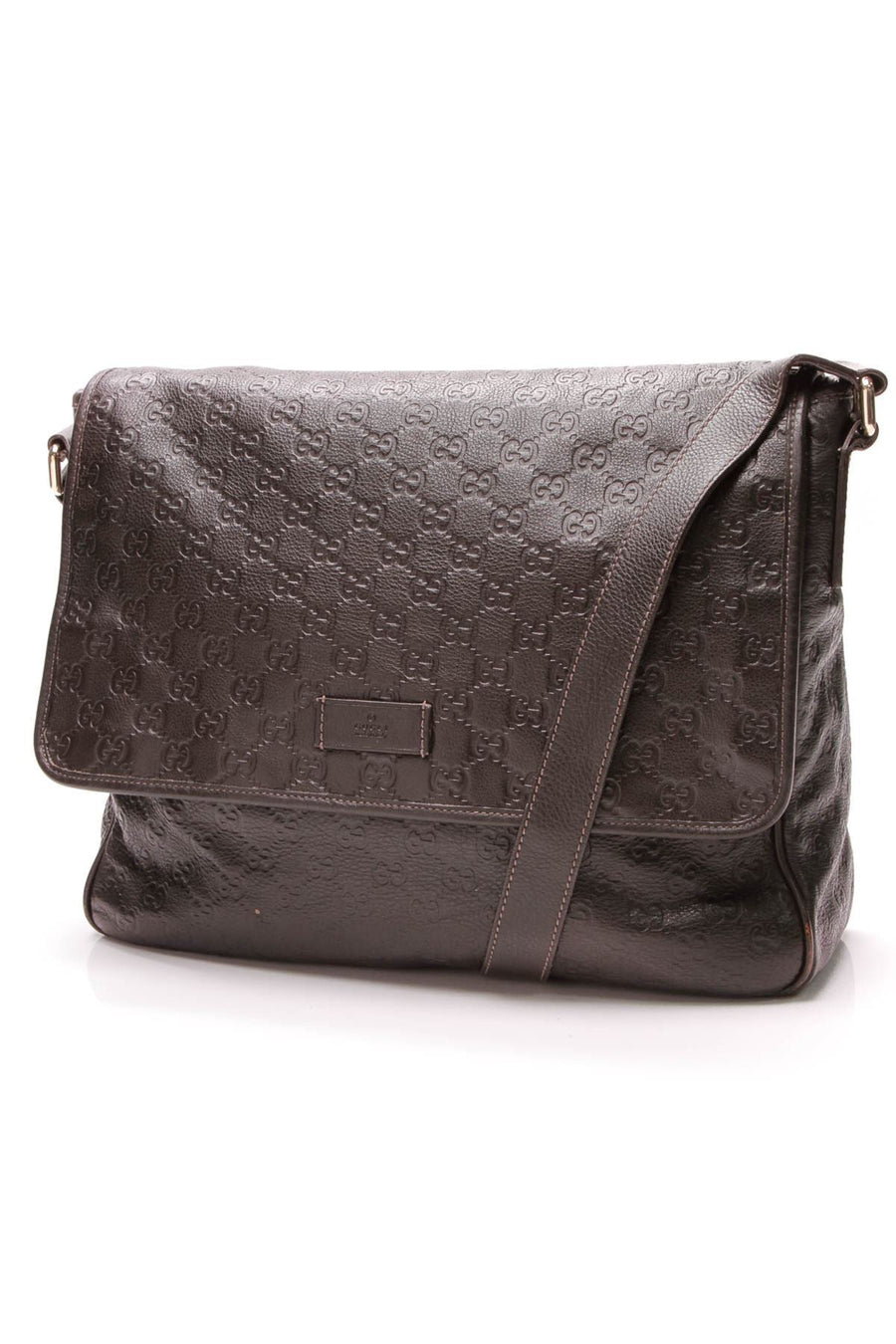 Guccissima Medium Messenger Bag - Brown