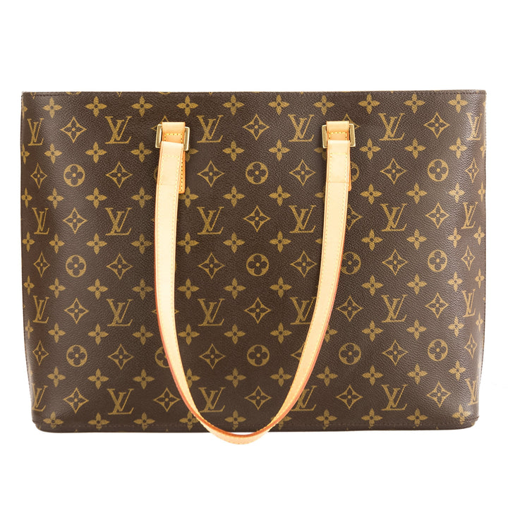 L*V Monogram Canvas Luco Tote Bag (Pre Owned)