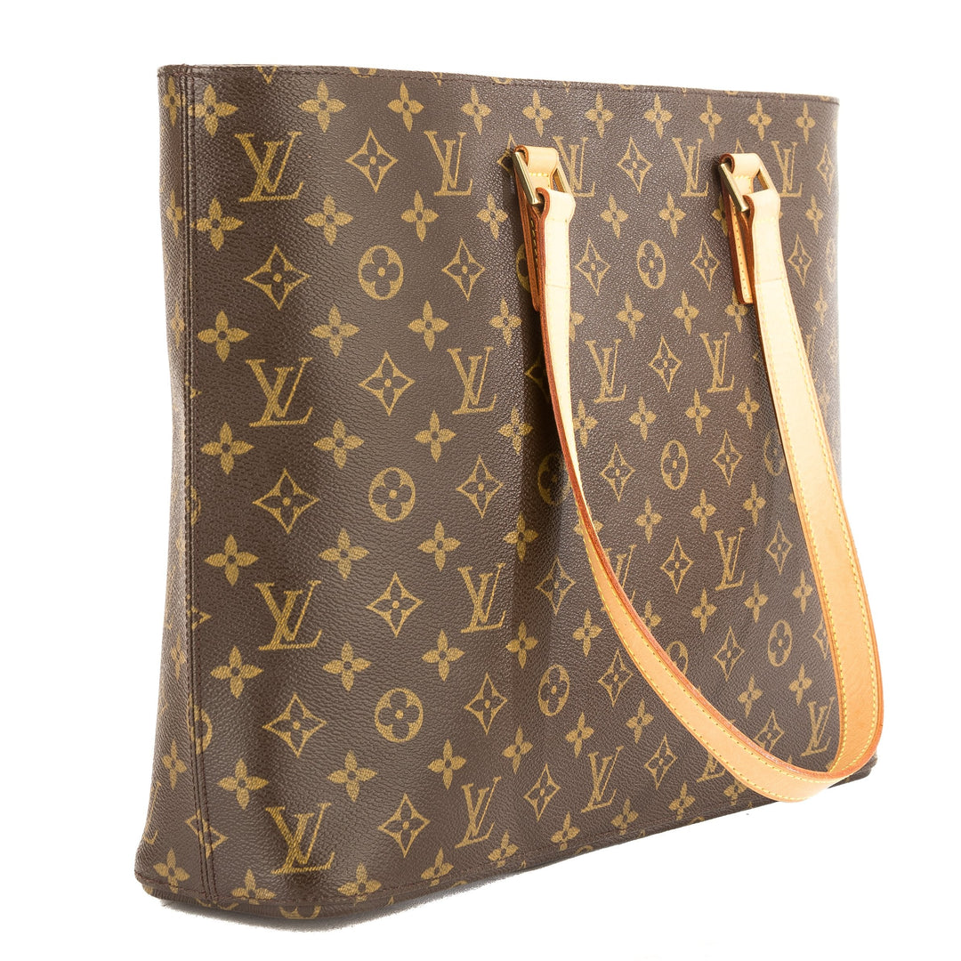 L*V Monogram Canvas Luco Tote Bag (Pre Owned)