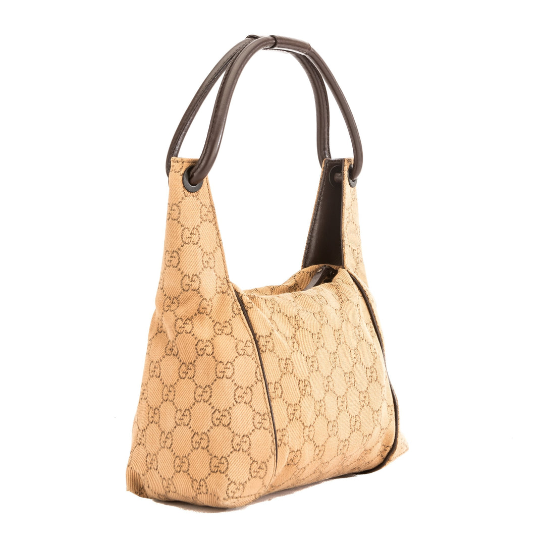 G*G Brown GG Tan Monogram Tote (3863007)