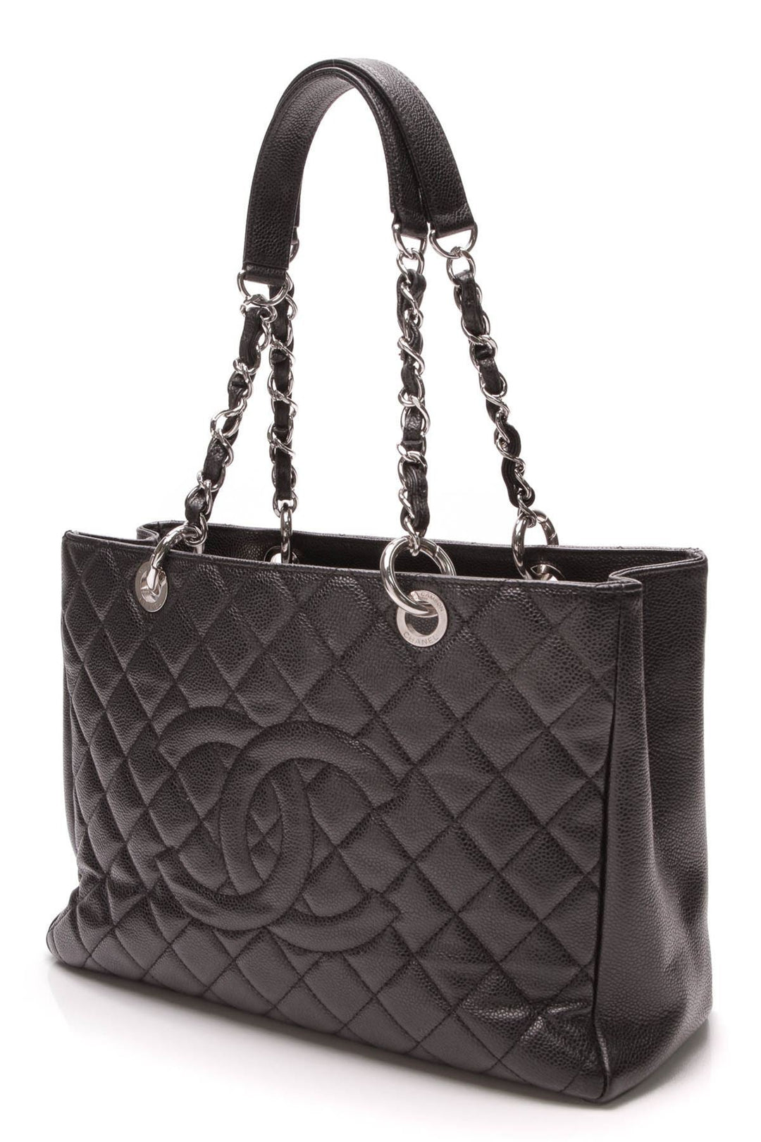 GST Grand Shopping Tote Bag - Black Caviar