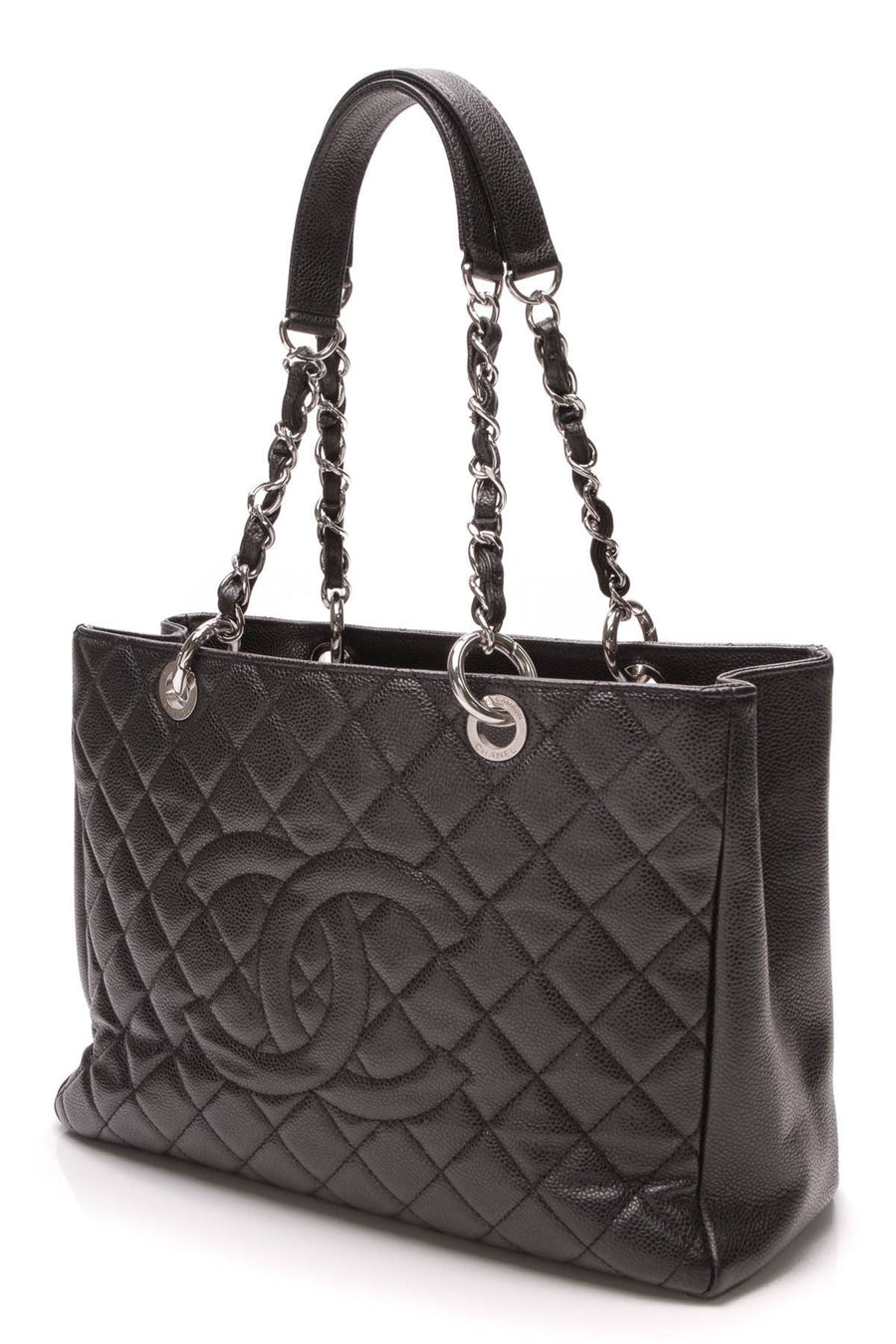 GST Grand Shopping Tote Bag - Black Caviar