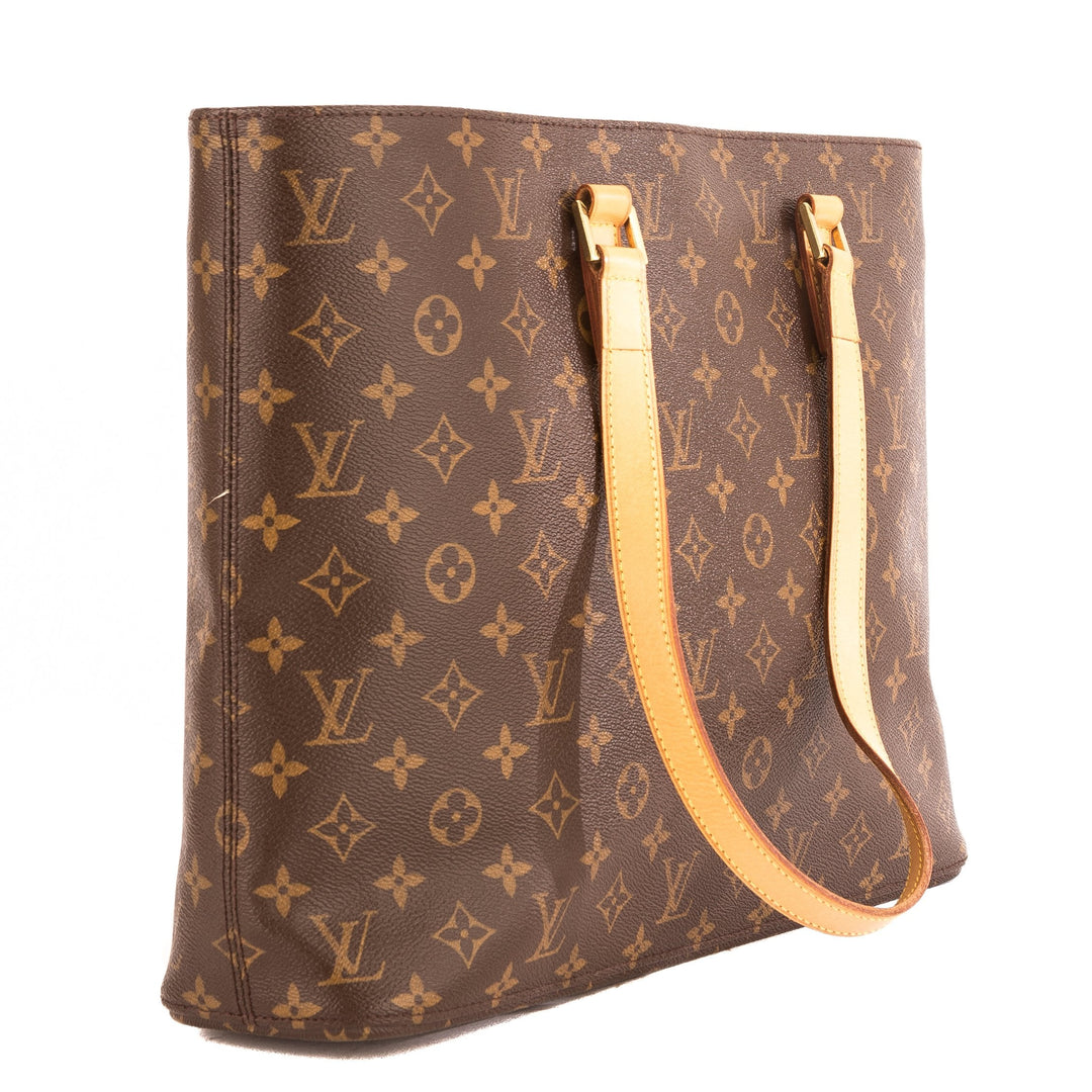 L*V Monogram Canvas Luco Tote Bag (Pre Owned)