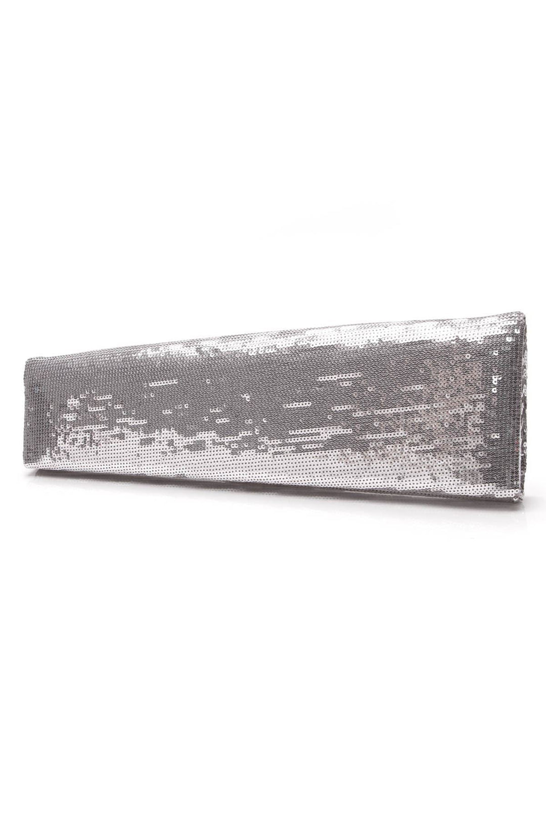 Sequin Clutch - Silver