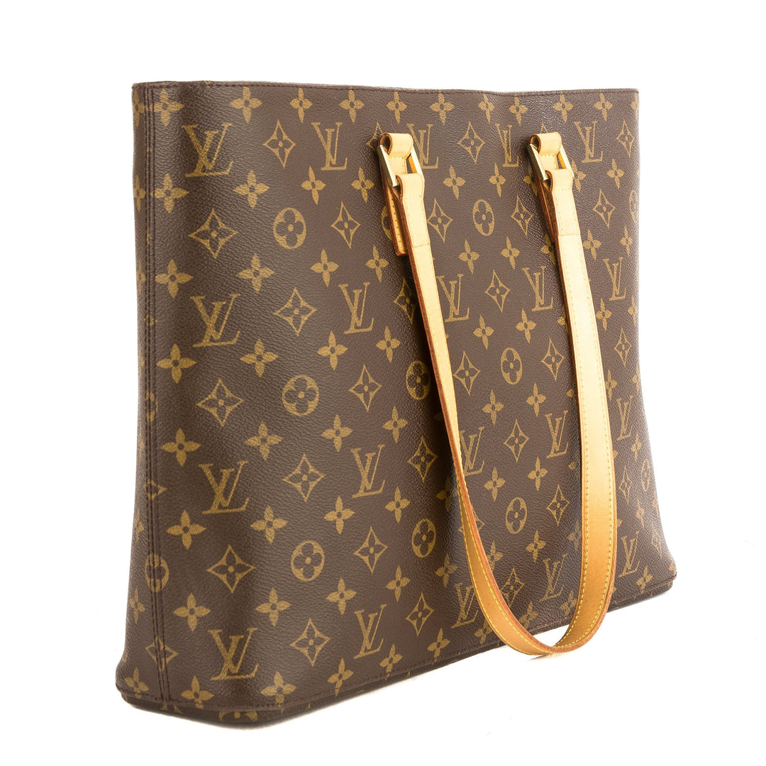 L*V Monogram Canvas Luco Tote Bag (Pre Owned)