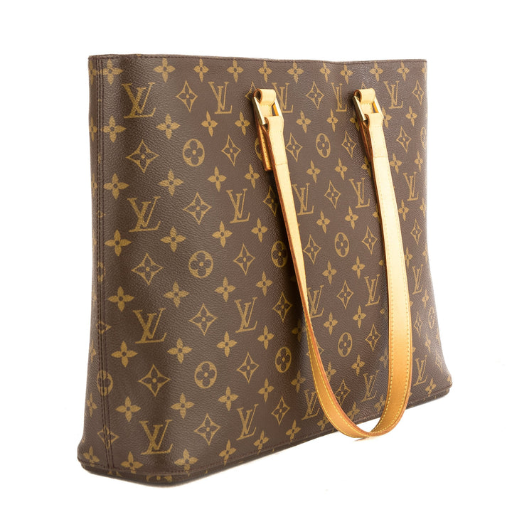 L*V Monogram Canvas Luco Tote Bag (Pre Owned)