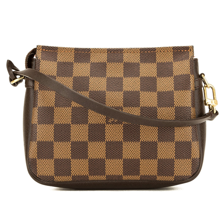 L*V Damier Ebene Canvas Trousse Cosmetic Tote Bag (Pre Owned)