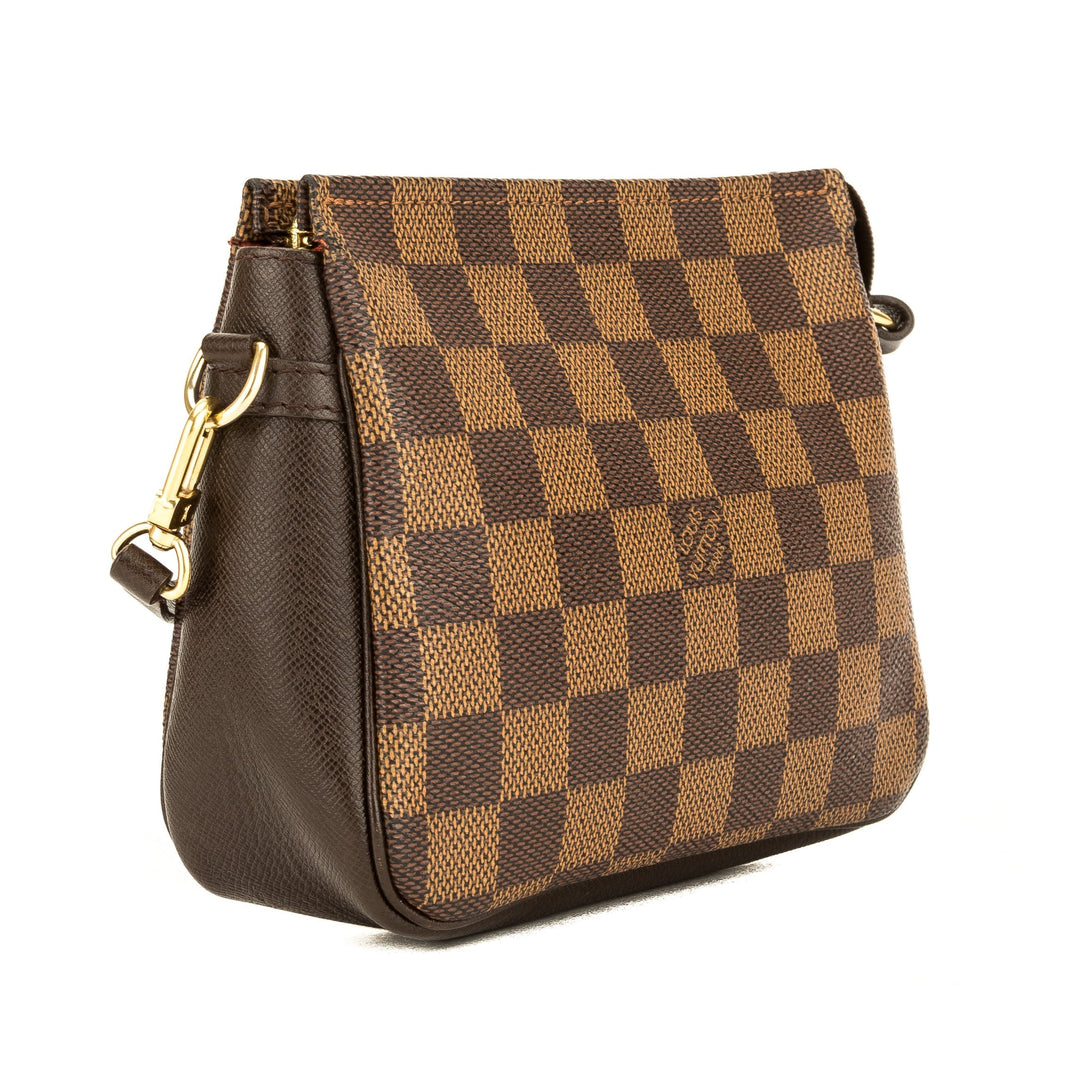 L*V Damier Ebene Canvas Trousse Cosmetic Tote Bag (Pre Owned)