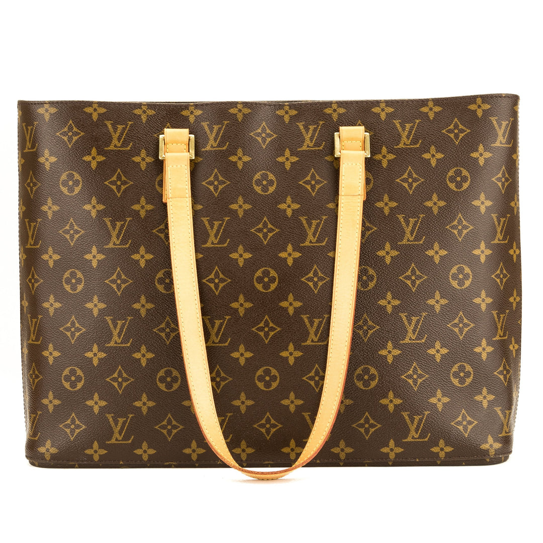 L*V Monogram Canvas Luco Tote Bag (Pre Owned)
