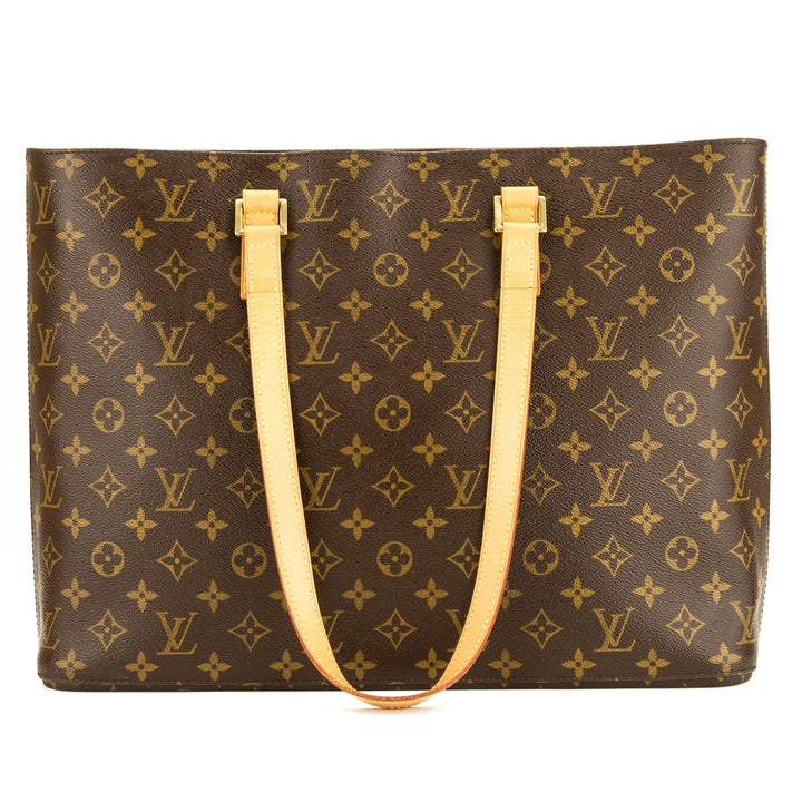L*V Monogram Canvas Luco Tote Bag (Pre Owned)