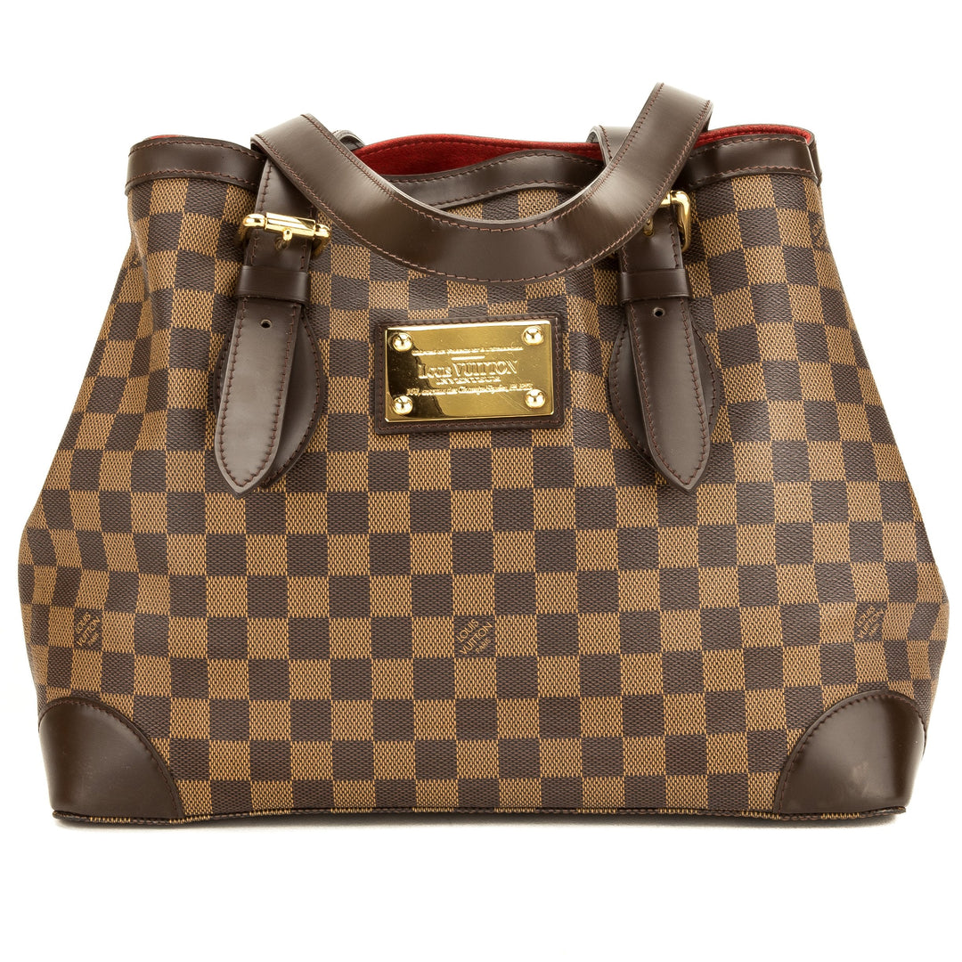 L*V Damier Ebene Canvas Hampstead MM Bag (Pre Owned)