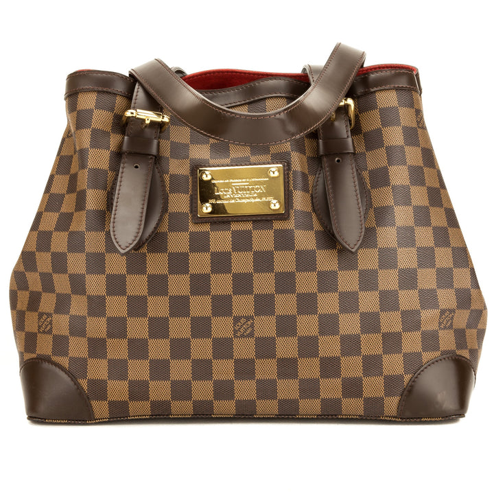 L*V Damier Ebene Canvas Hampstead MM Bag (Pre Owned)