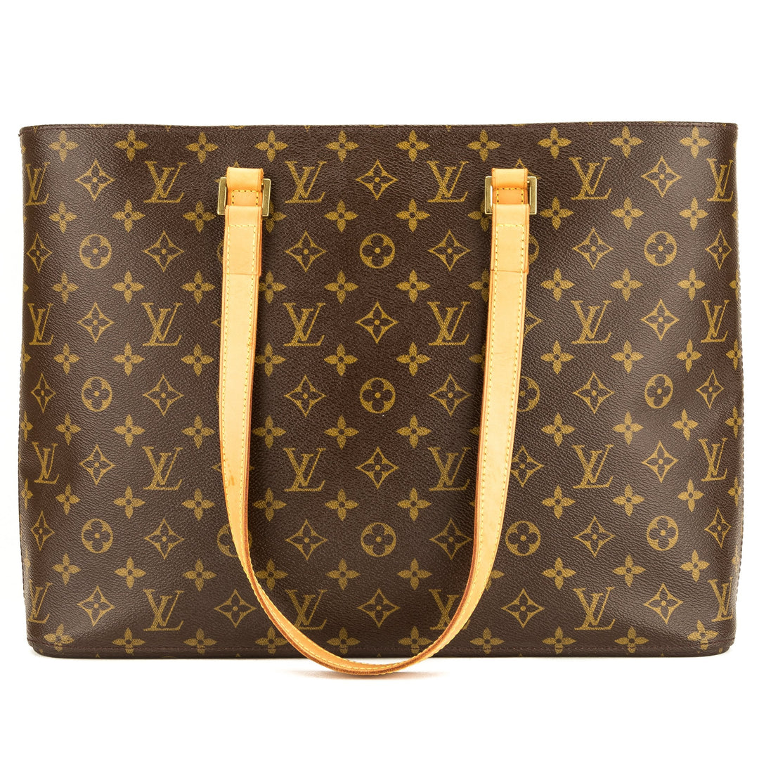 L*V Monogram Canvas Luco Tote Bag (Pre Owned)