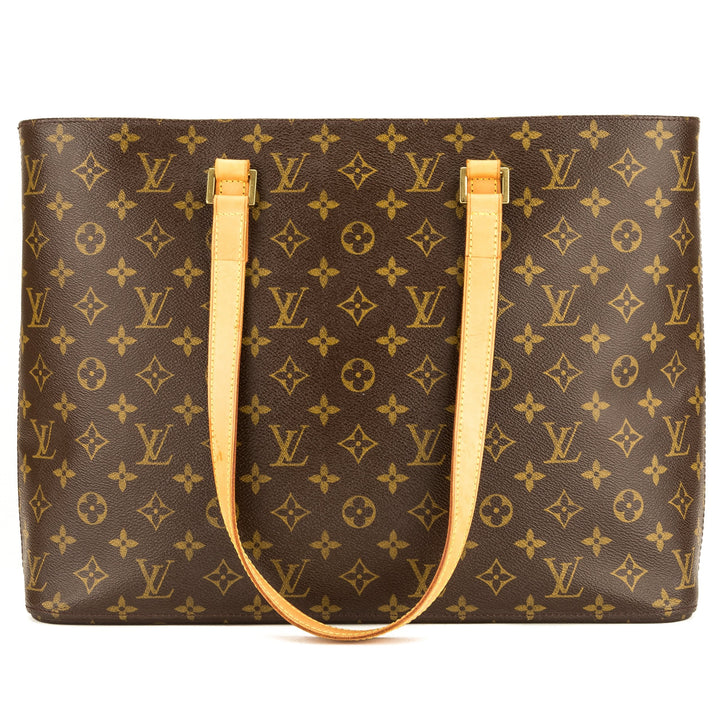 L*V Monogram Canvas Luco Tote Bag (Pre Owned)