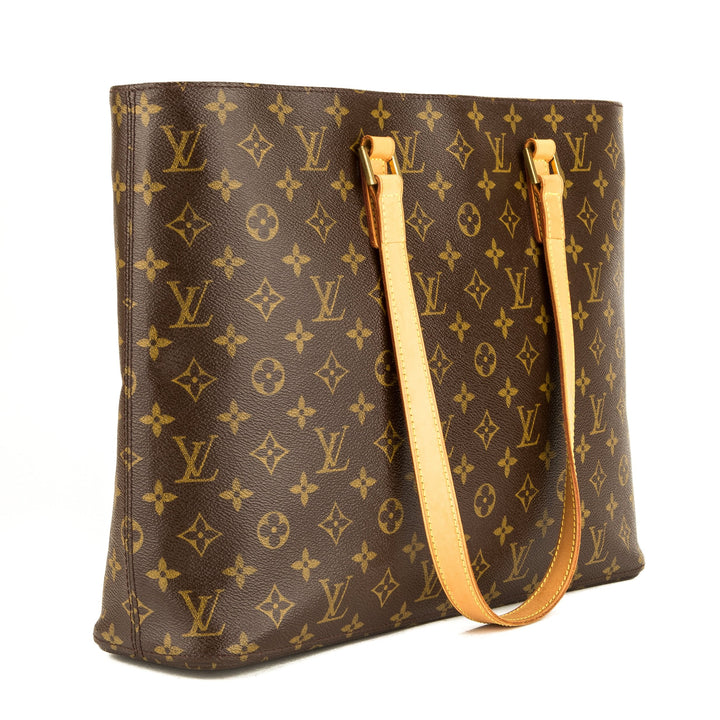 L*V Monogram Canvas Luco Tote Bag (Pre Owned)