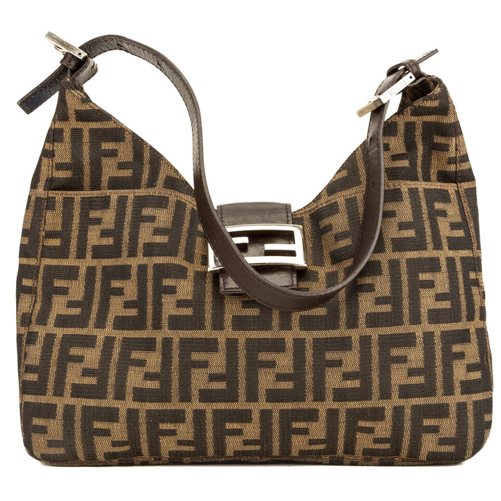 Fendi Brown Leather Zucca Tote (3897002)