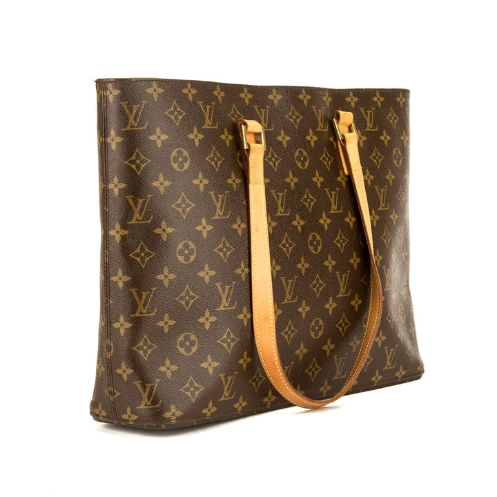 L*V Monogram Canvas Luco Tote Bag (Pre Owned)