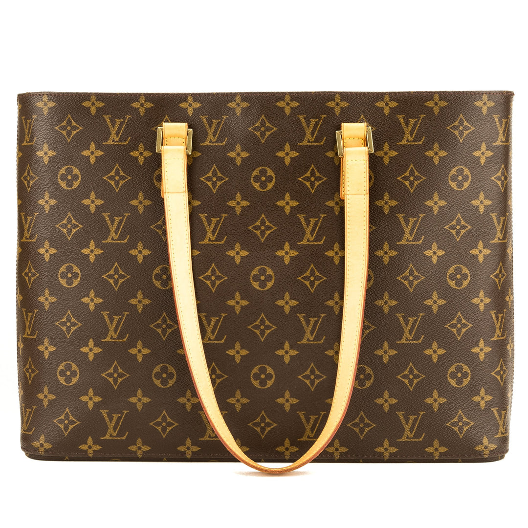 L*V Monogram Canvas Luco Tote Bag (Pre Owned)